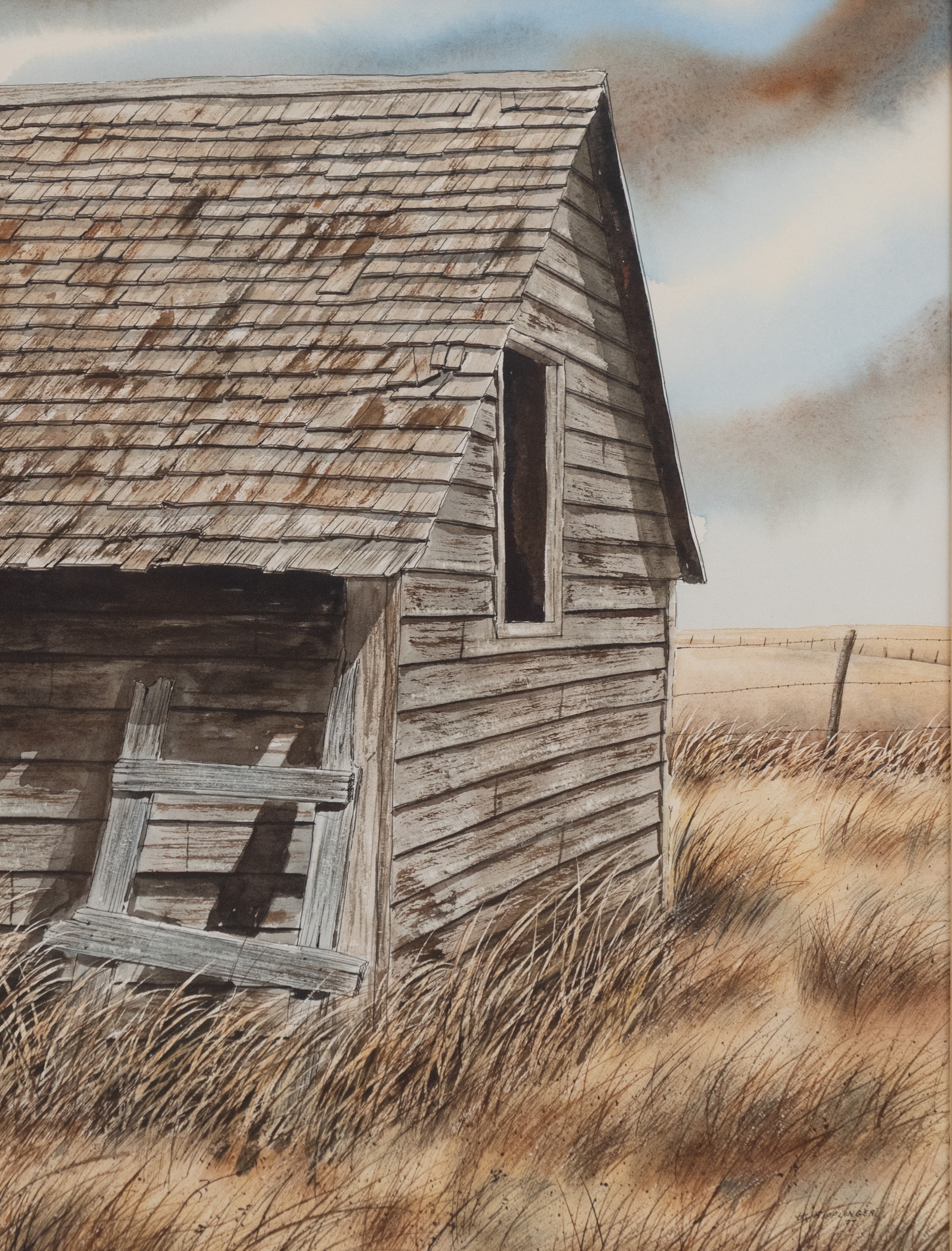 Henry Ripplinger | UNTITLED – BARN 1977 (1977) | MutualArt