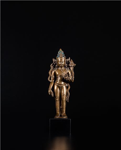 A copper-alloy figure of Avalokiteshvara Padmapani by Tibetan School, 14th Century, 14th century