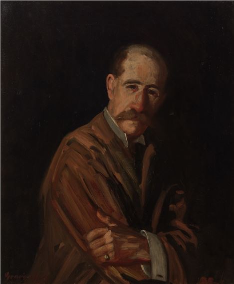 George Luks | Portrait of a Man (1905 - 1910) | MutualArt