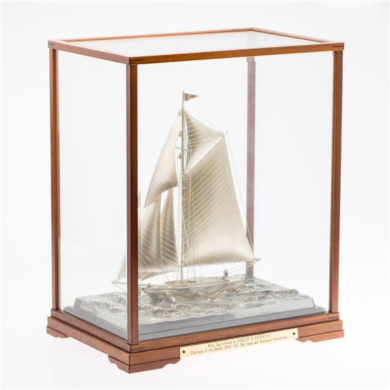 Seki Takehiko | well presented sterling silver yacht | MutualArt