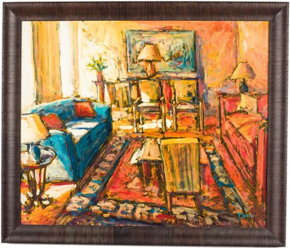 Pei Yang | Interior Scene (1971) | MutualArt