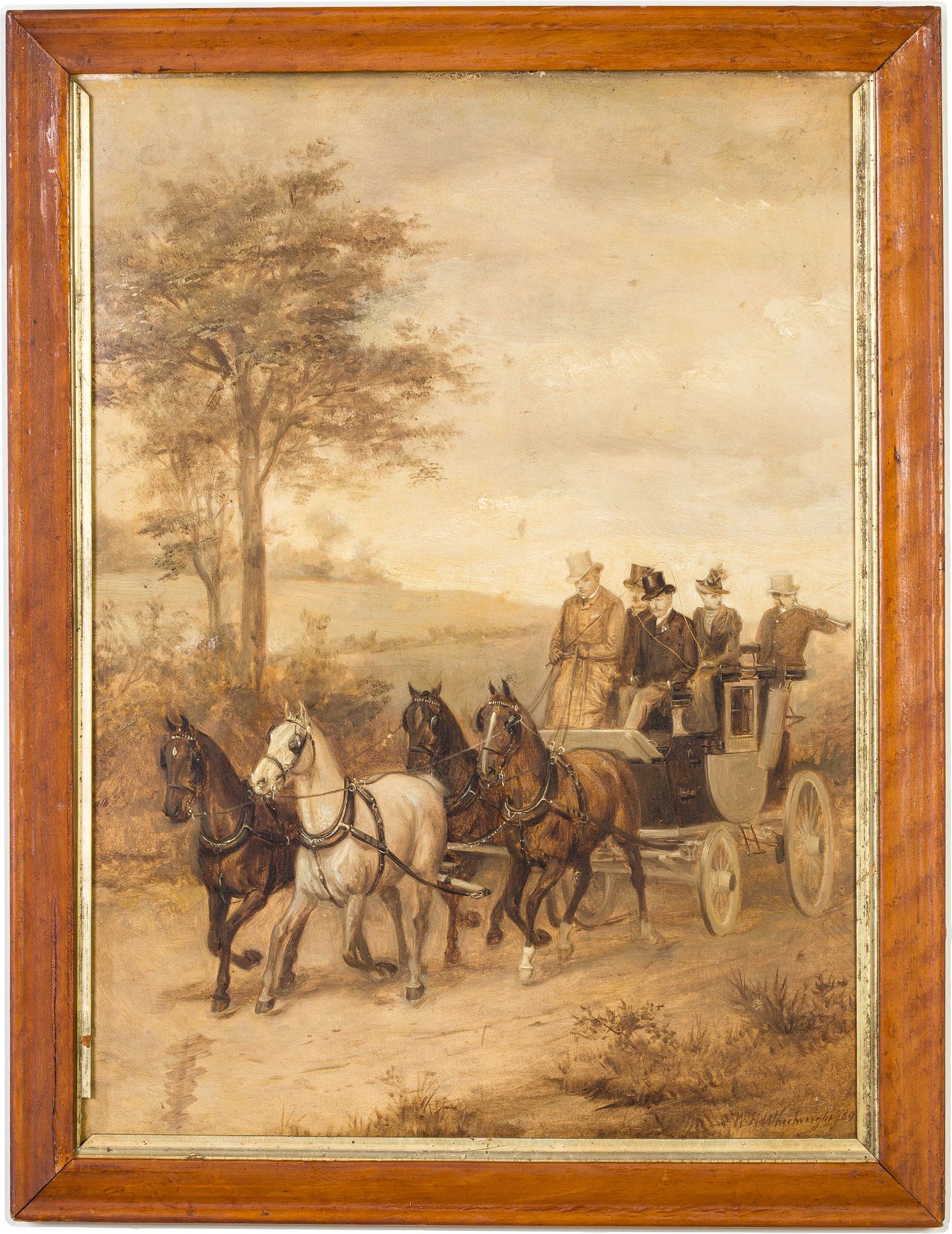 William Henry Wheelwright | Horse Drawn Carriage (89) | MutualArt