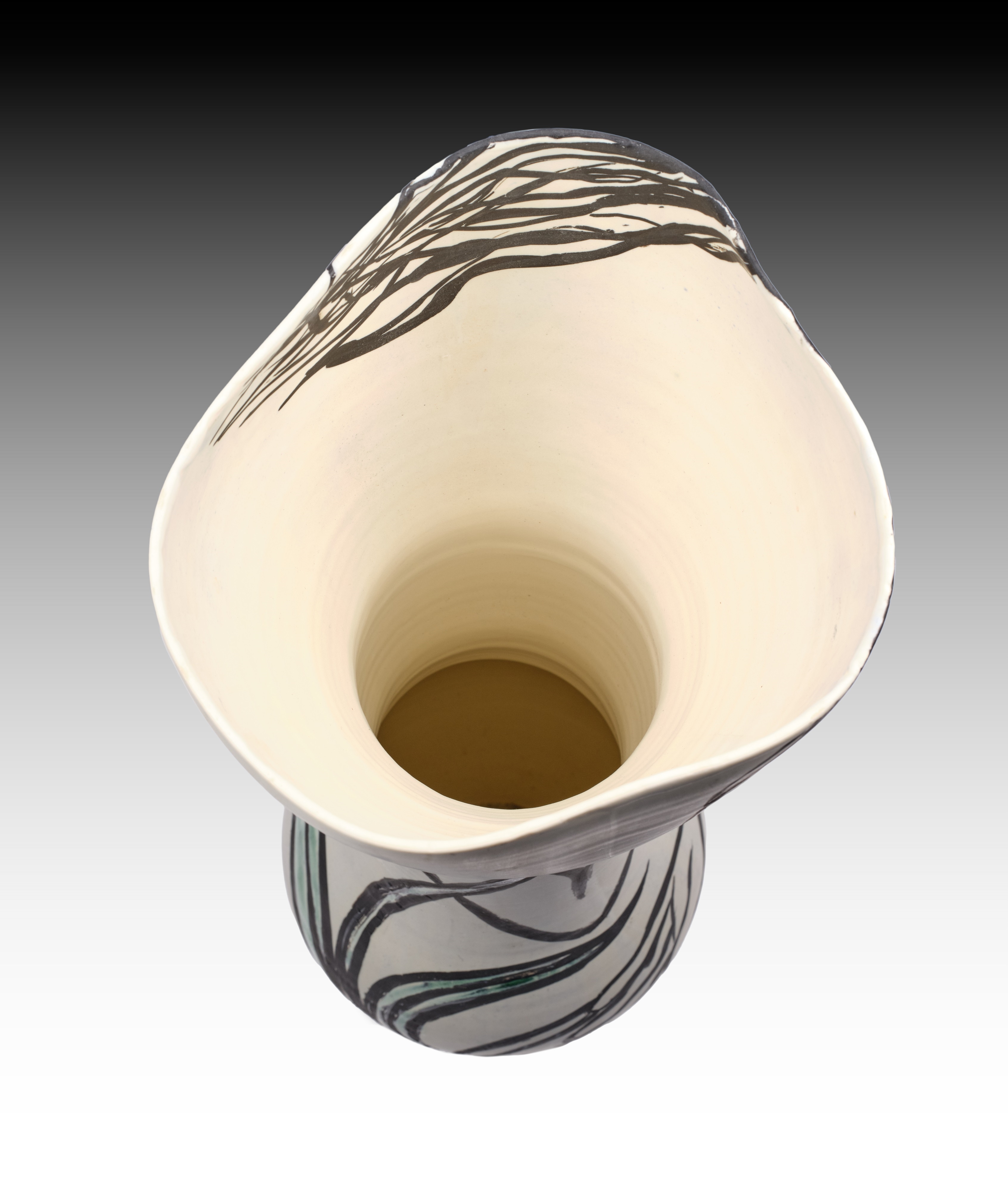 Artwork by Eileen Cooper, A Close Friend, Made of porcelain vase