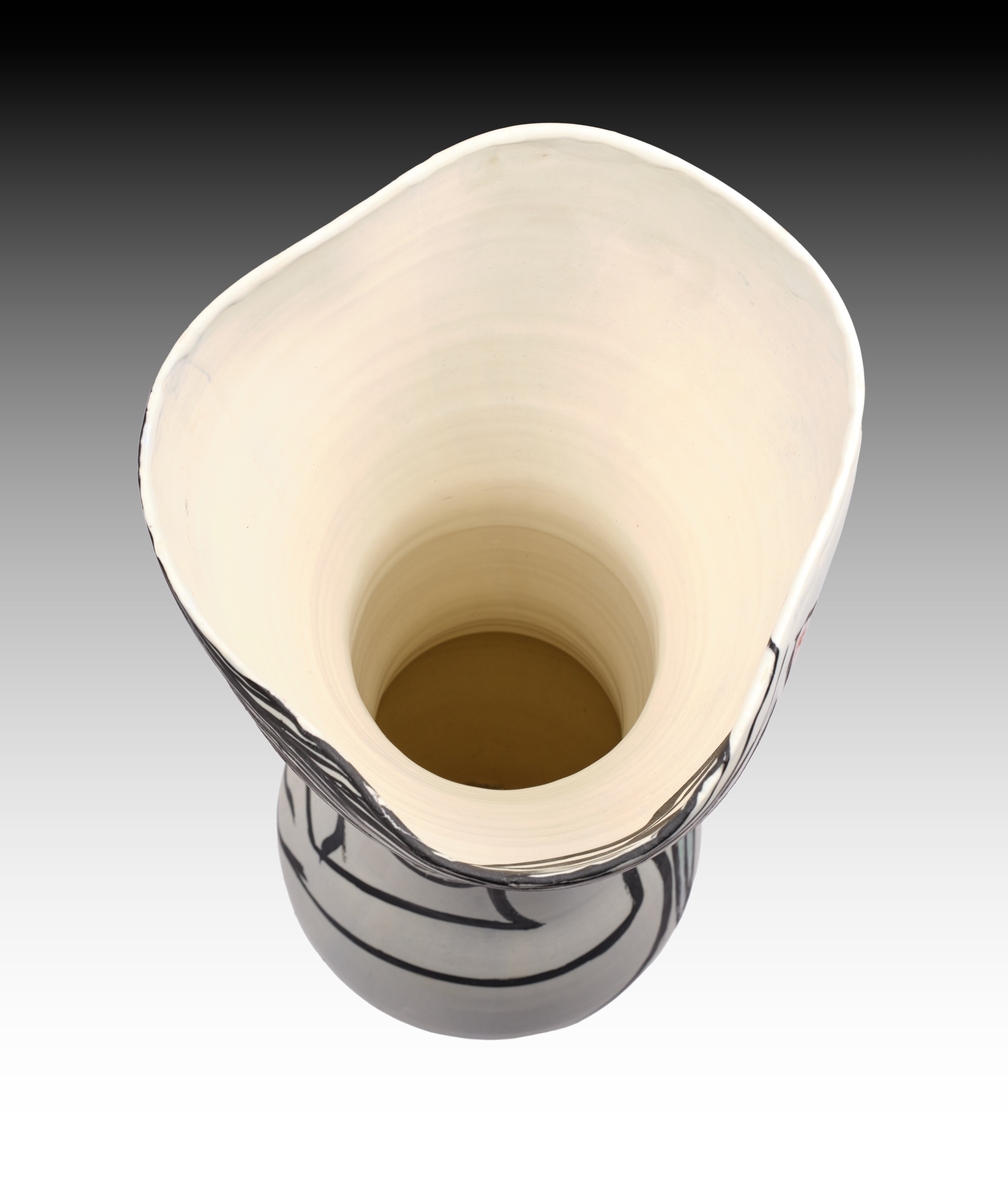 Artwork by Eileen Cooper, A Close Friend, Made of porcelain vase