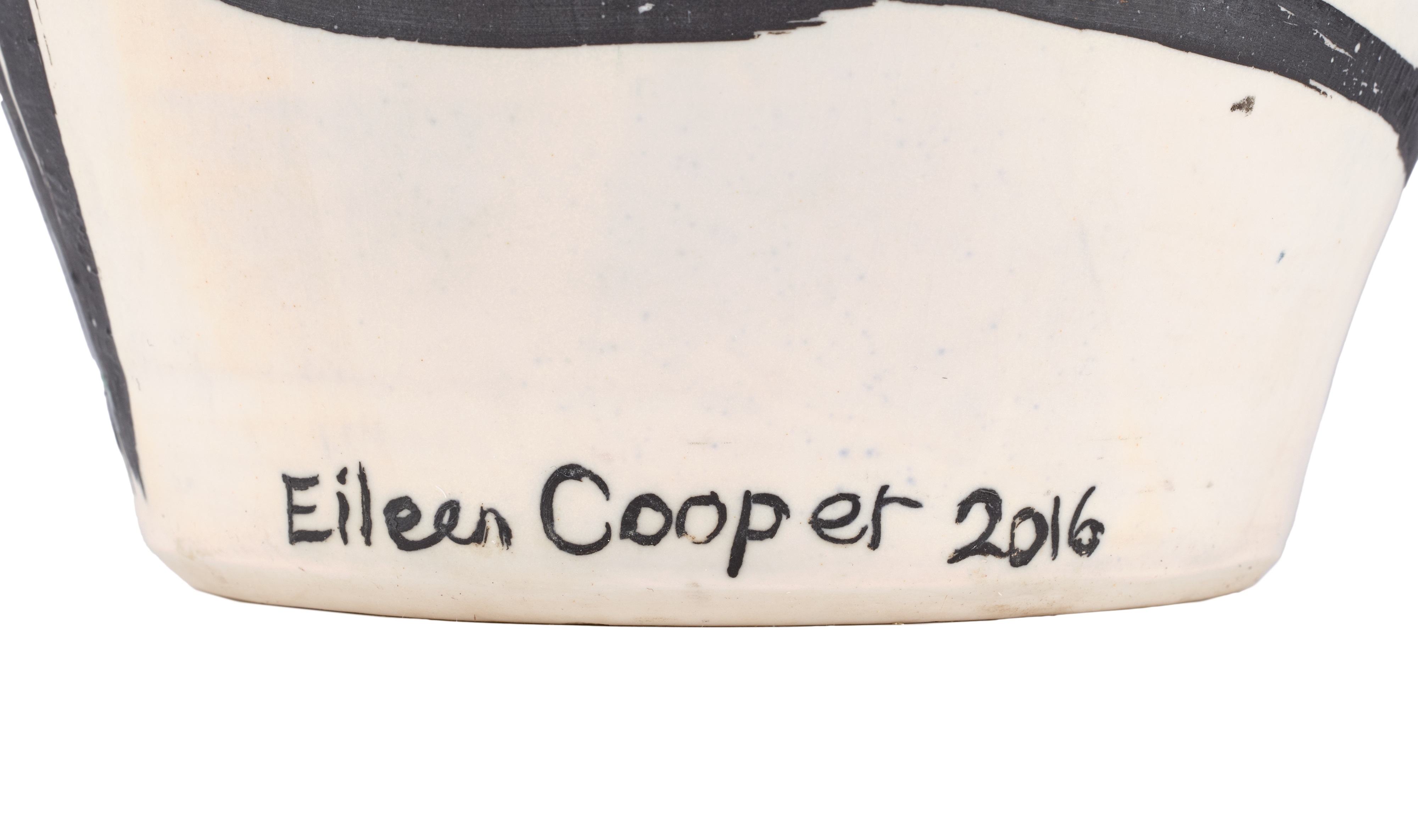 Artwork by Eileen Cooper, A Close Friend, Made of porcelain vase