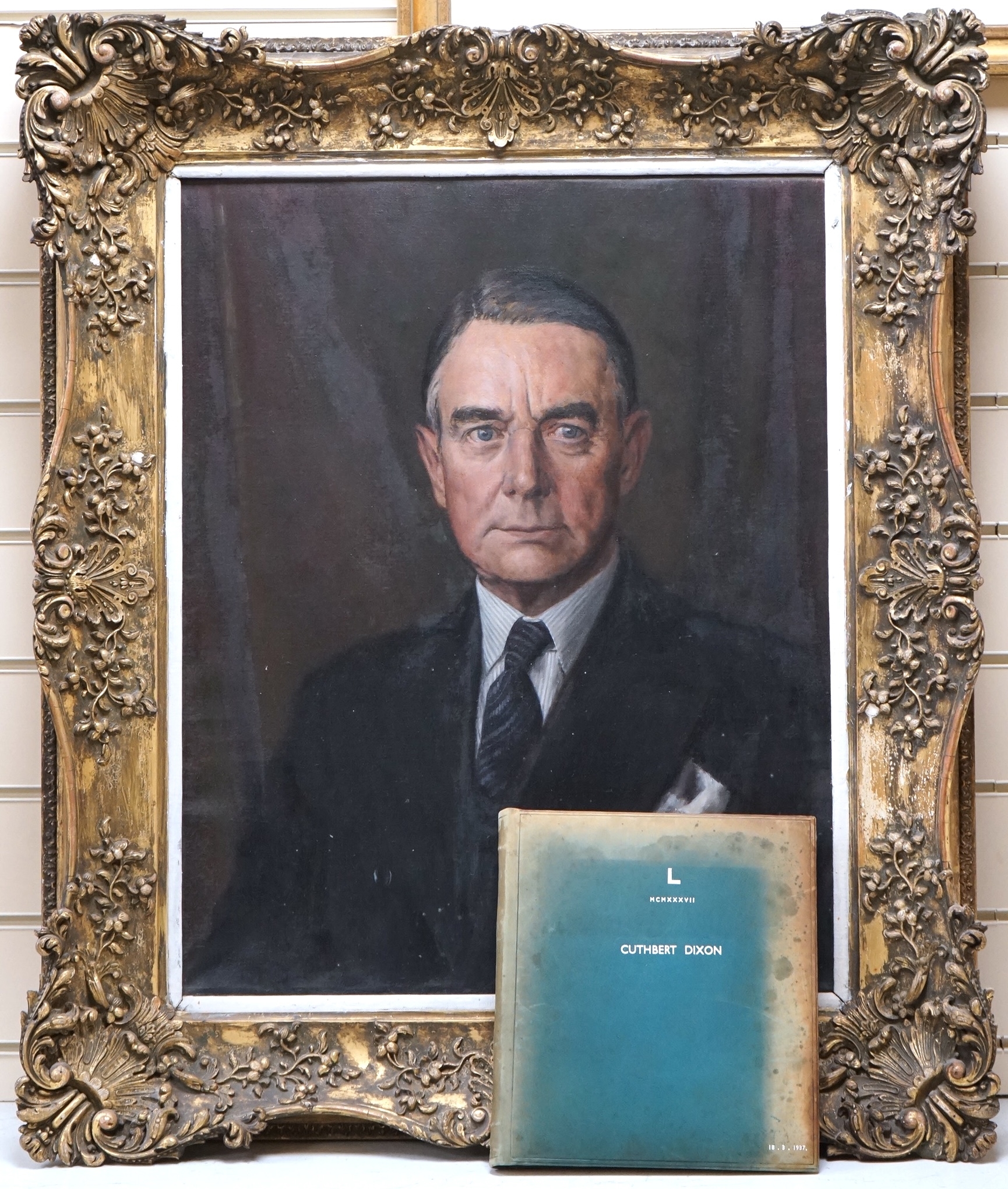 Artwork by Carlos Sanchez, Portrait of Cuthbert Dixon (1887-19, Made of oil on canvas