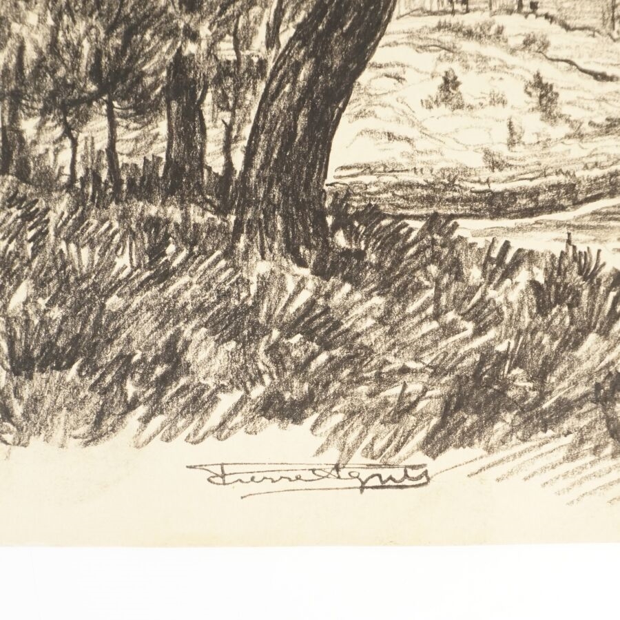 Pierre Agnès | Paysage bucolique à la rivière (1925) | MutualArt