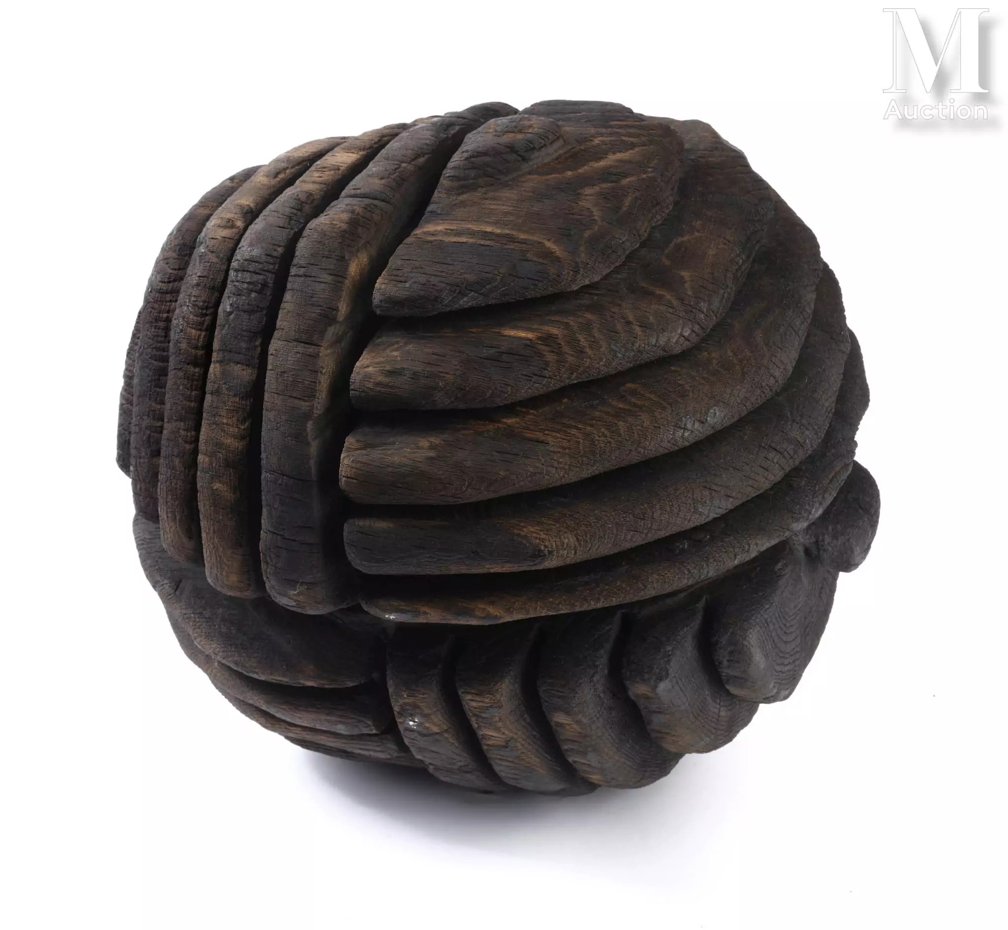Artwork by David Nash, Rolin Bead, 1988, Made of wood