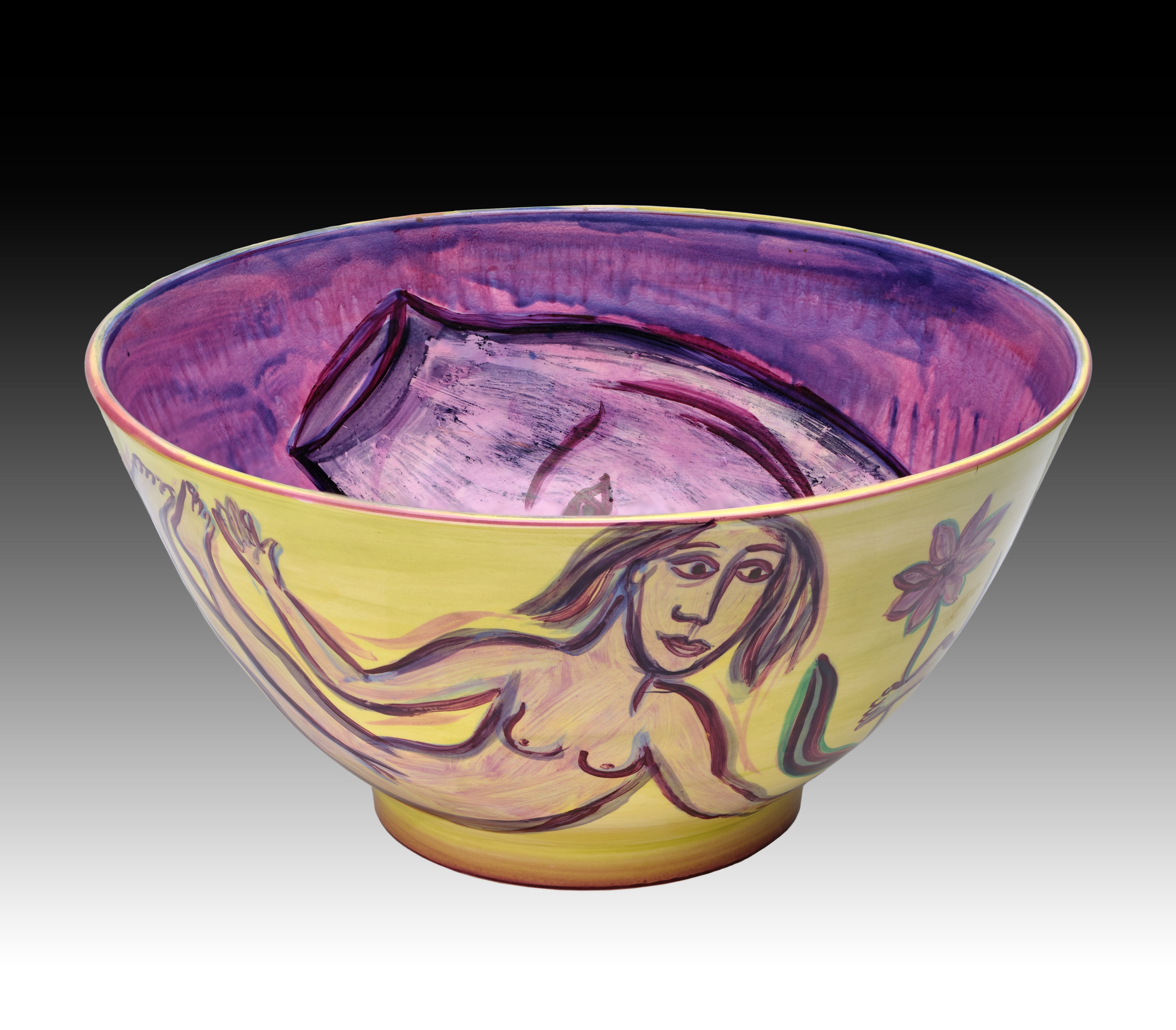 Artwork by Eileen Cooper, Self portrait, Made of ceramic