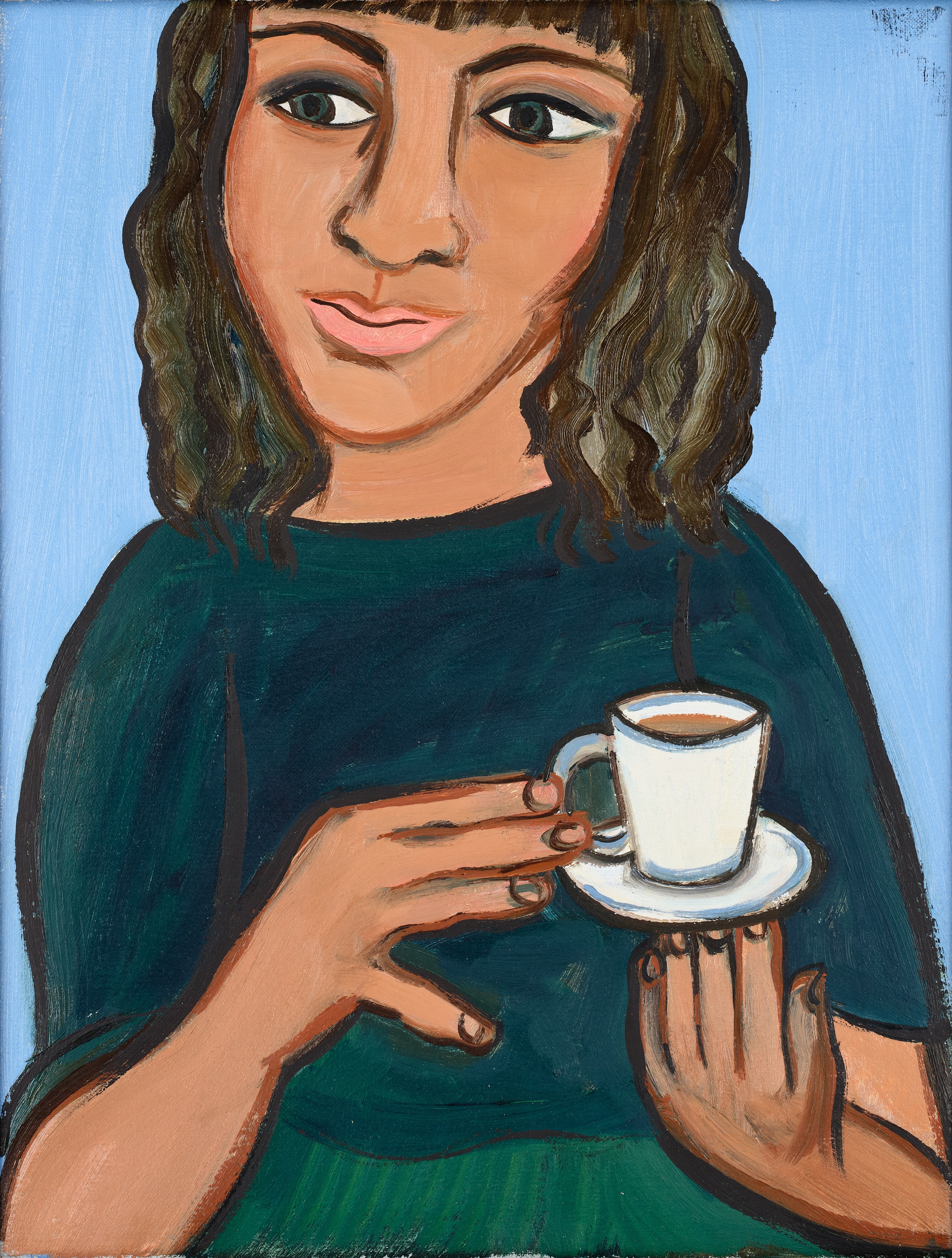 Artwork by Eileen Cooper, Tea, Made of oil on canvas