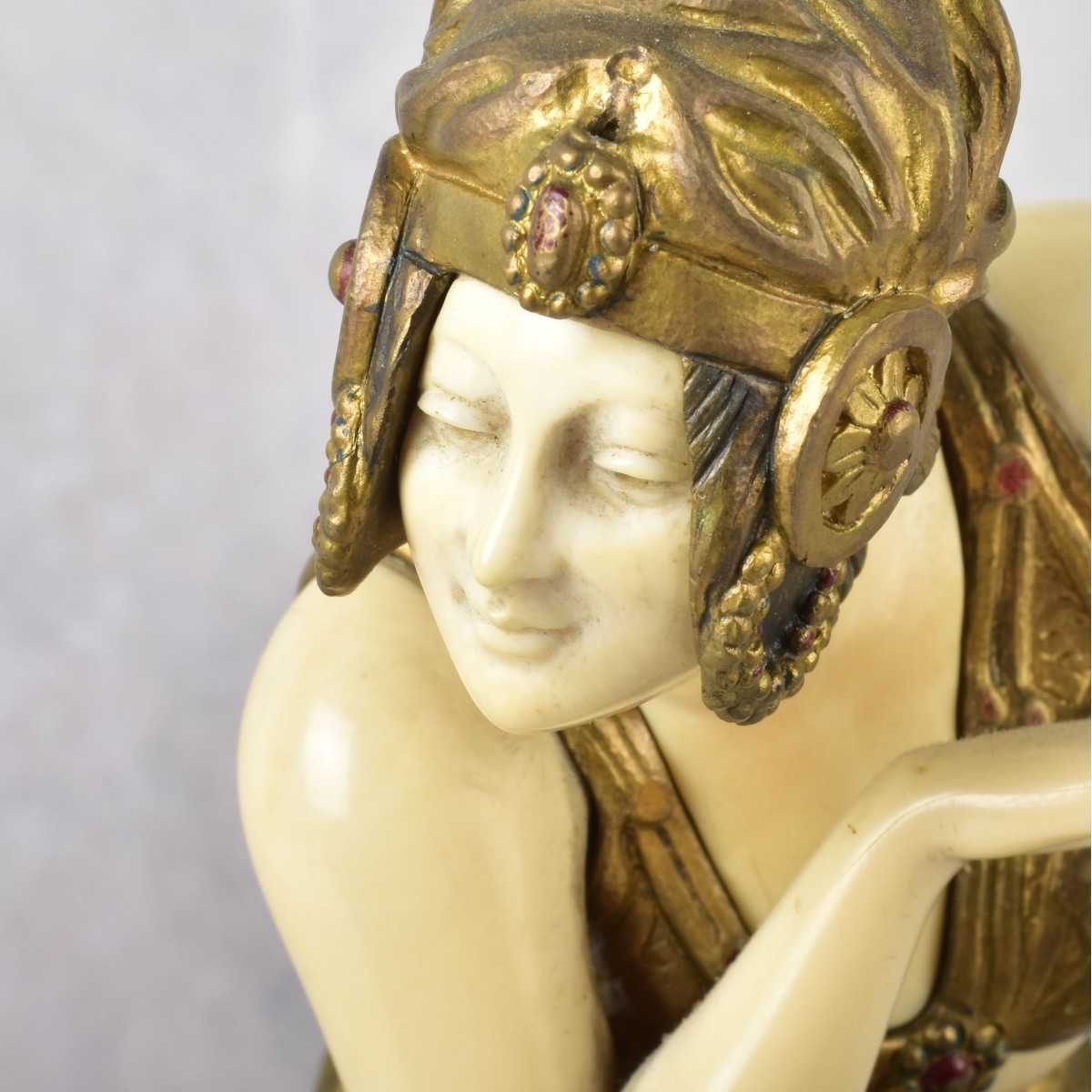 Artwork by Frenchy, Hindu Dancer, Made of Painted Sculpture