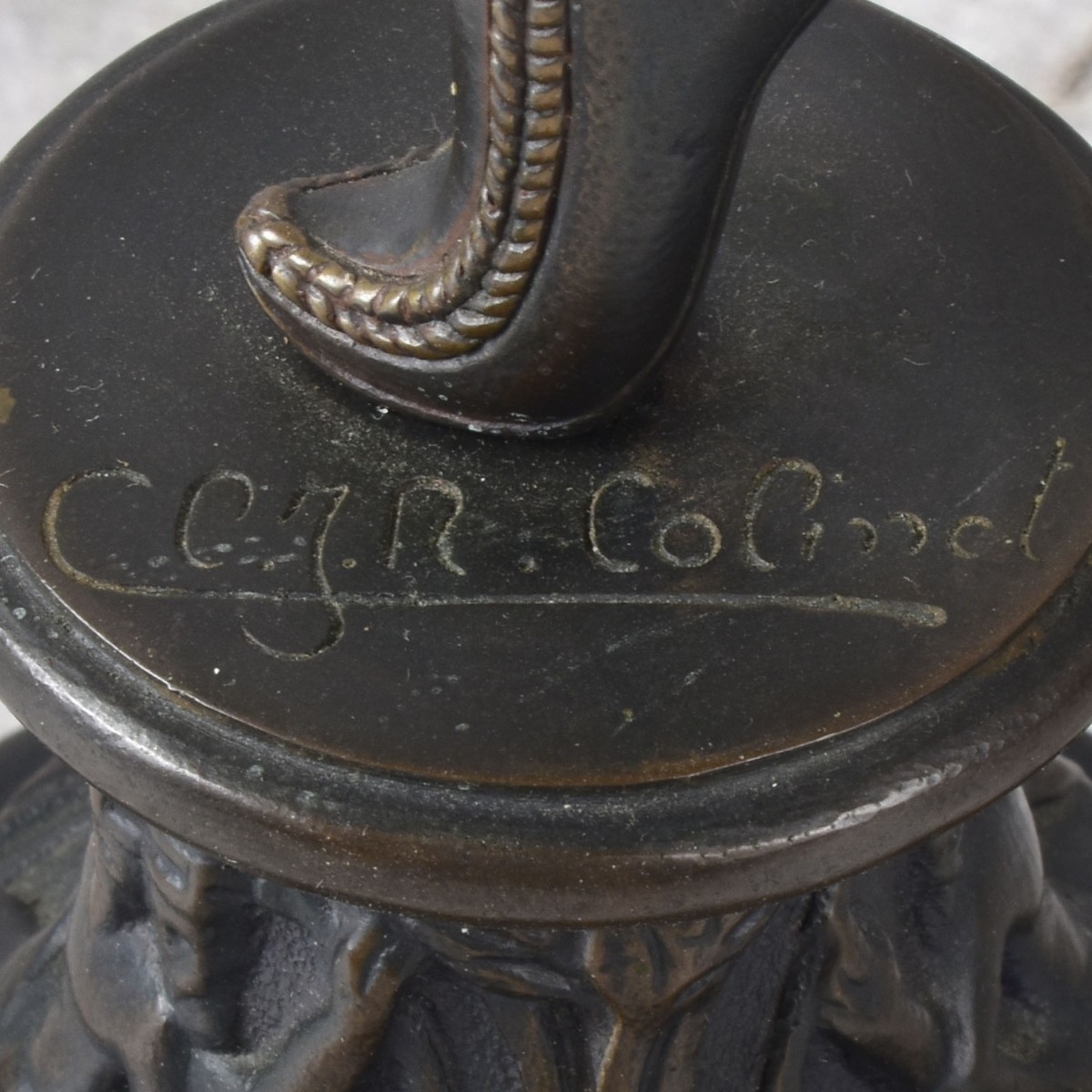 Artwork by Frenchy, Hindu Dancer, Made of Painted Sculpture