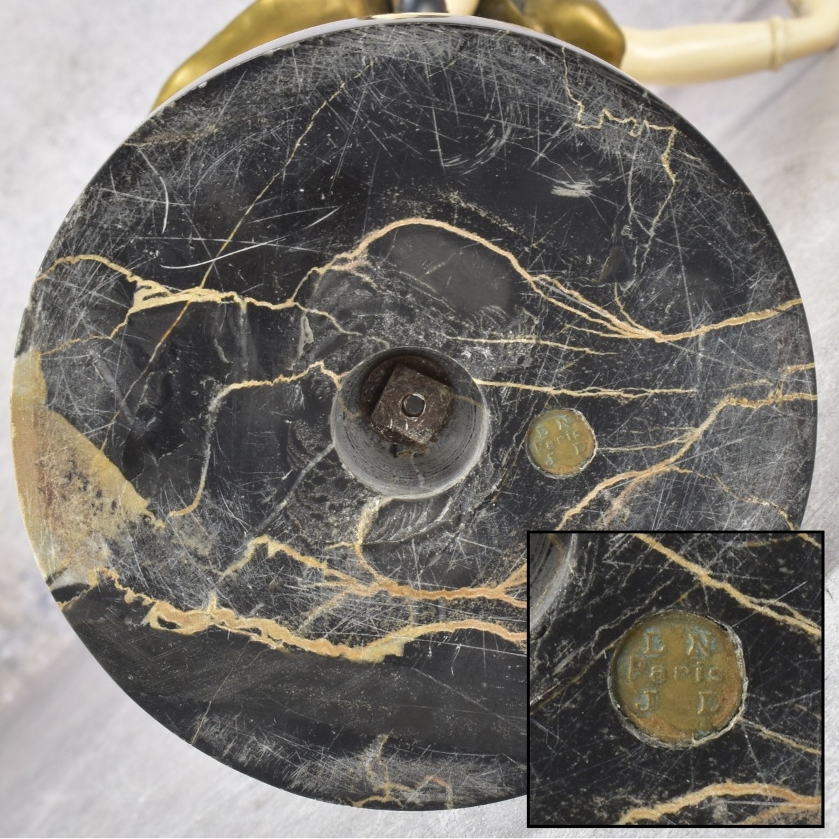 Artwork by Frenchy, Hindu Dancer, Made of Painted Sculpture