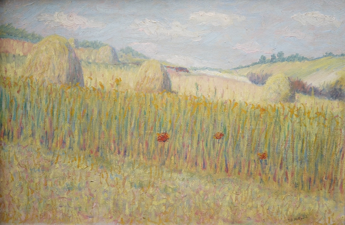 Artwork by Thomas Buford Meteyard, La vallee, Giverny, Made of oil on canvas