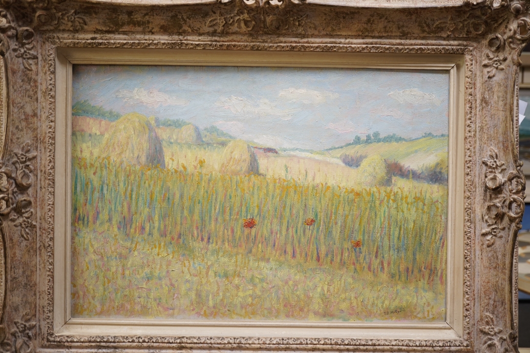 Artwork by Thomas Buford Meteyard, La vallee, Giverny, Made of oil on canvas