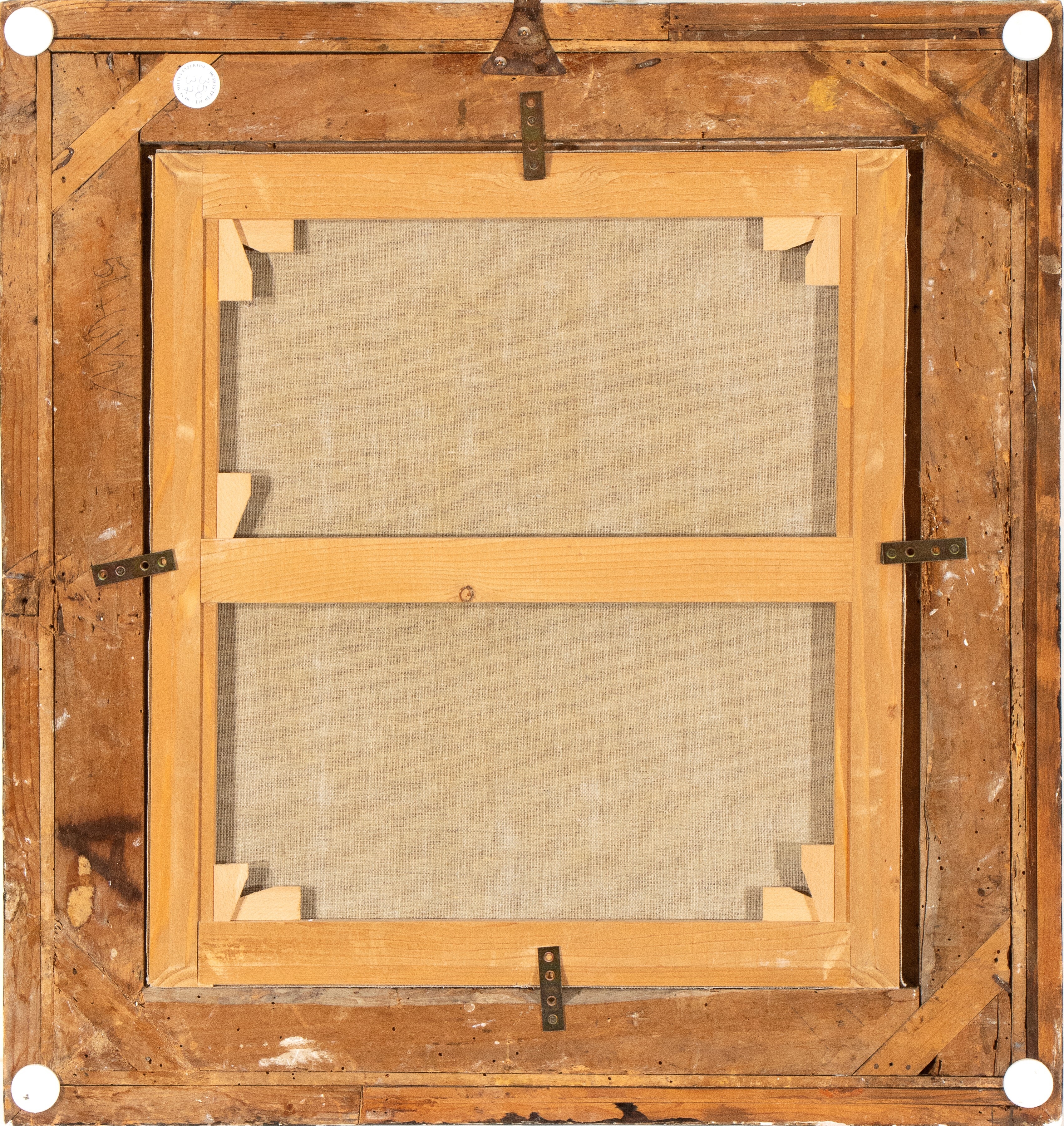 Artwork by Carlo Saraceni, St Carlo Borromeo with his arms crossed over his chest, Made of Oil on canvas