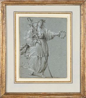 Study of a female figure and study of a male figure - Jean de Saint-Igny