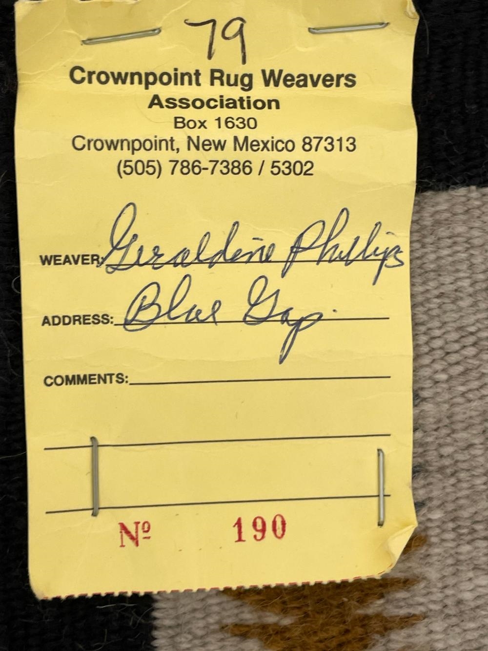 Artwork by La Rose Bia, LOT OF 9 ASSORTED NAVAJO RUGS, Made of Wool