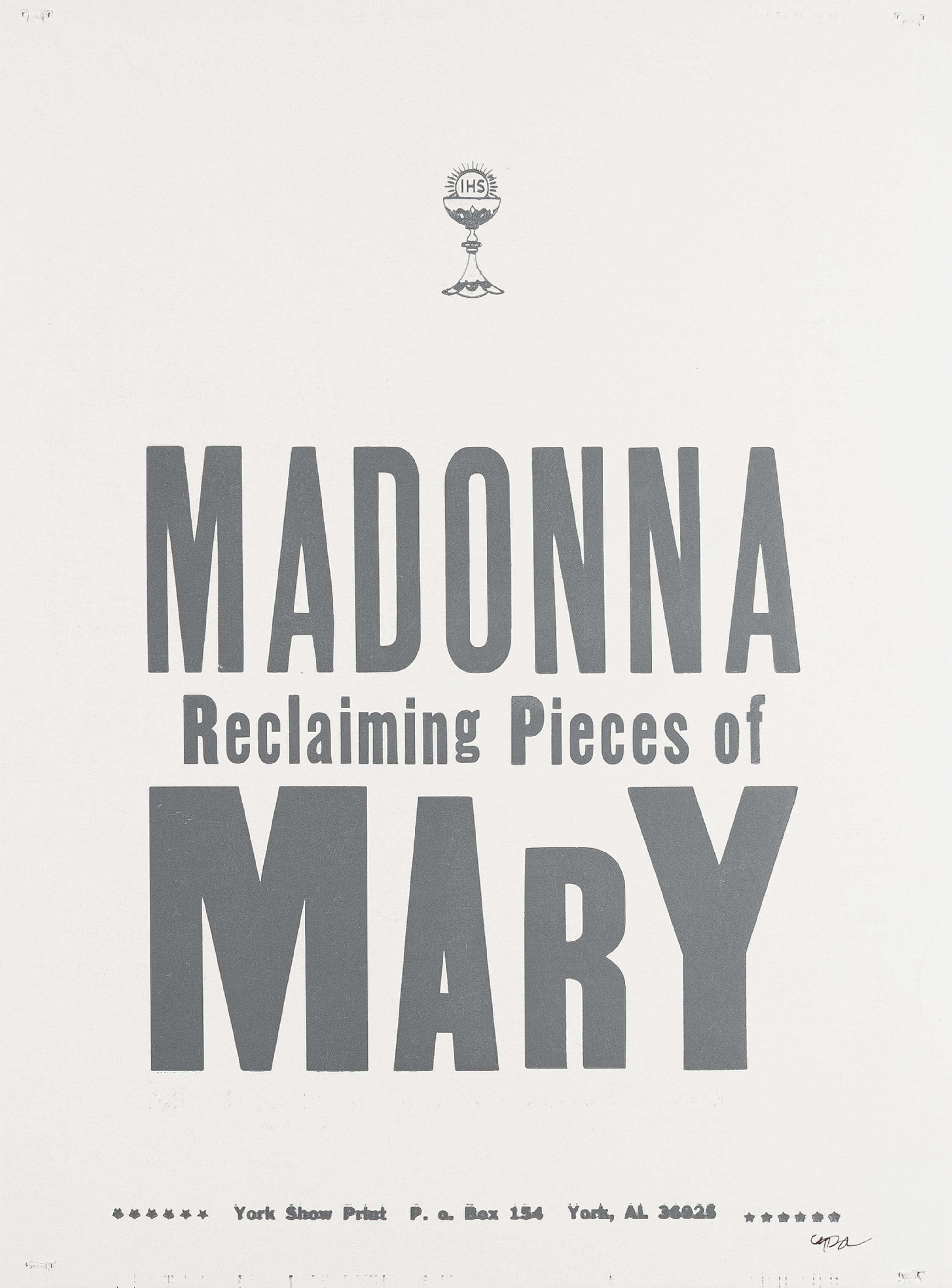 Artwork by Carl Pope, The Bad Air Smelled of Roses, Made of letterpress poster