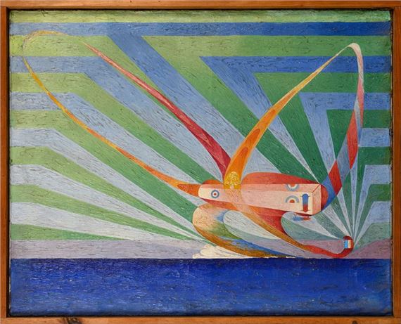 The seaplane by Henry Valensi, circa 1918-1919