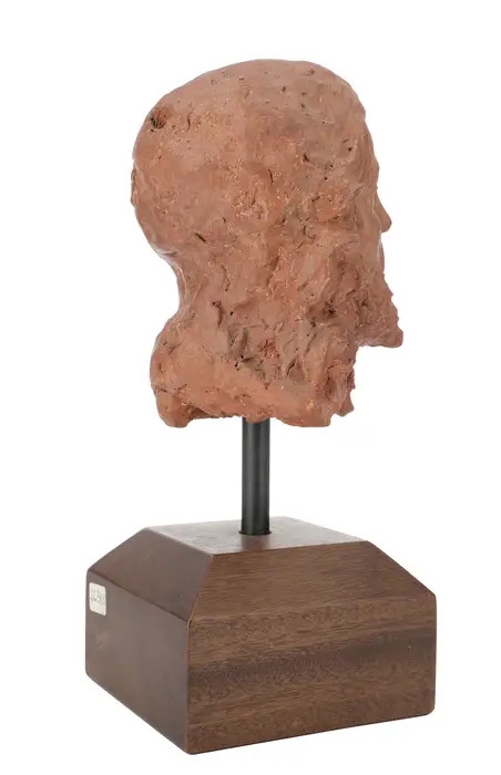 Artwork by Antonio Begarelli, Testa di Cristo, Made of Terracotta