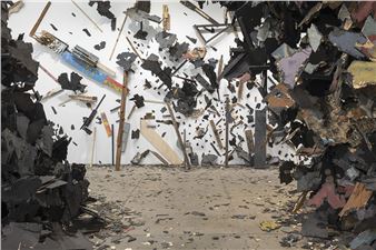 Leonardo Drew Unveils a New Immersive Sculptural Installation in the South London Gallery's Main Exhibition Space