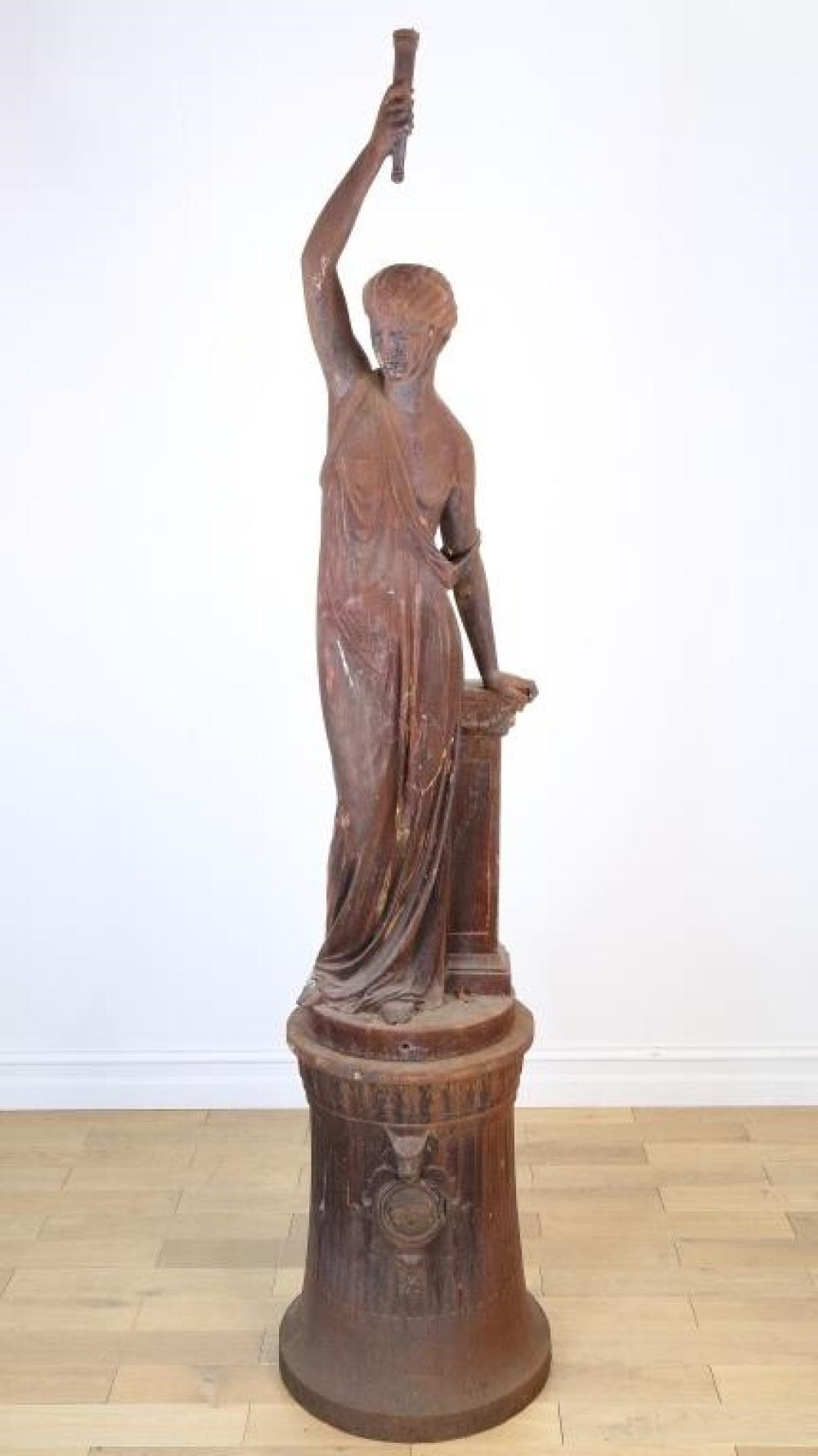 J. J. Dugel | A Superb French 18th century cast iron tochere having ...