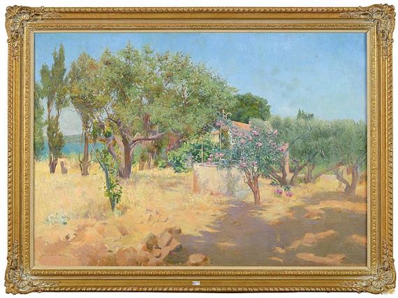 Vue d’oliviers en Provence - Henri Paul Gérard