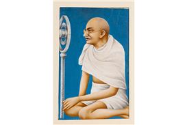 Rare Gandhi "Life Story" Paintings Offer Glimpse into India's Political Awakening
