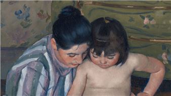 Masterpiece Story: Child’s Bath by Mary Cassatt