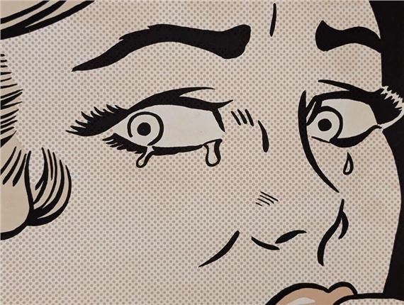 Roy Lichtenstein | Roy Lichtenstein Crying Girl, 1963, Signed