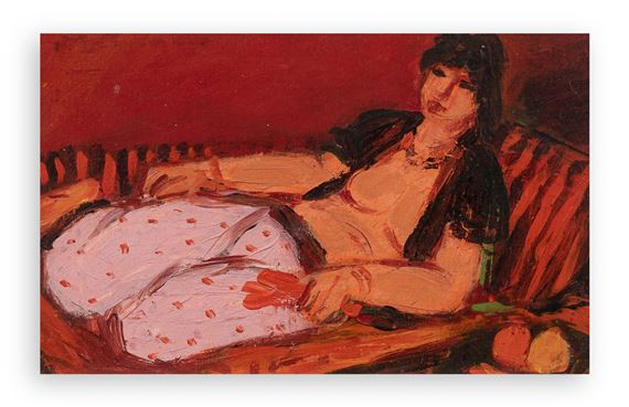 Odalisca rossa by Giulio Da Milano