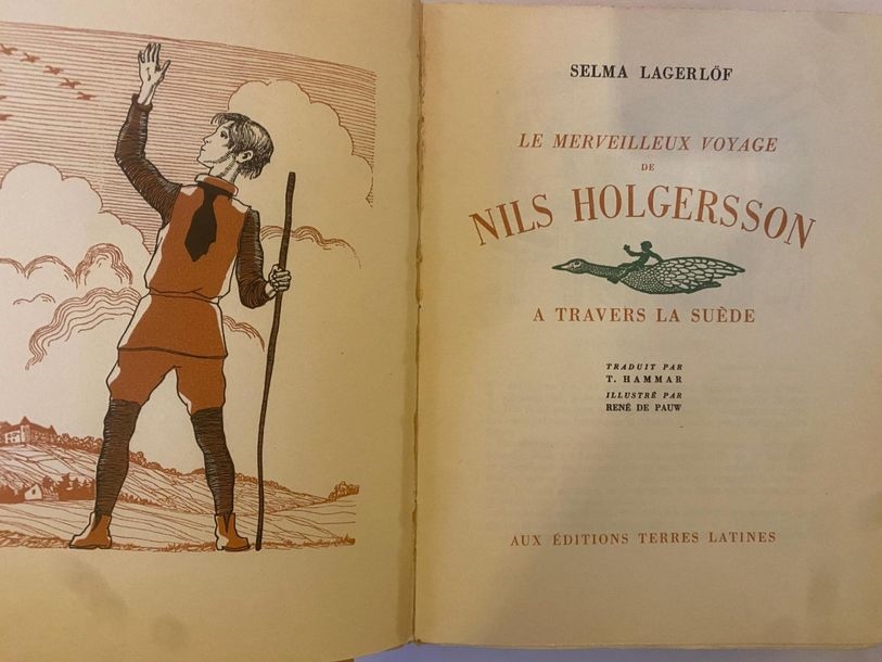 Artwork by Pascal Rodier, NILS HOLGERSSON'S WONDERFUL JOURNEY, Made of Illustrations by René de Pauw