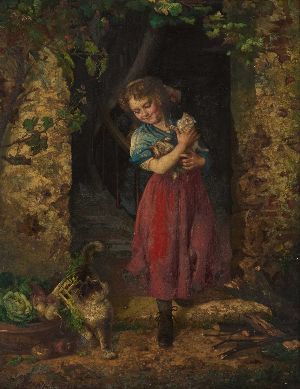 Artwork by Frank Albert Philips, PETS, Made of Oil on canvas