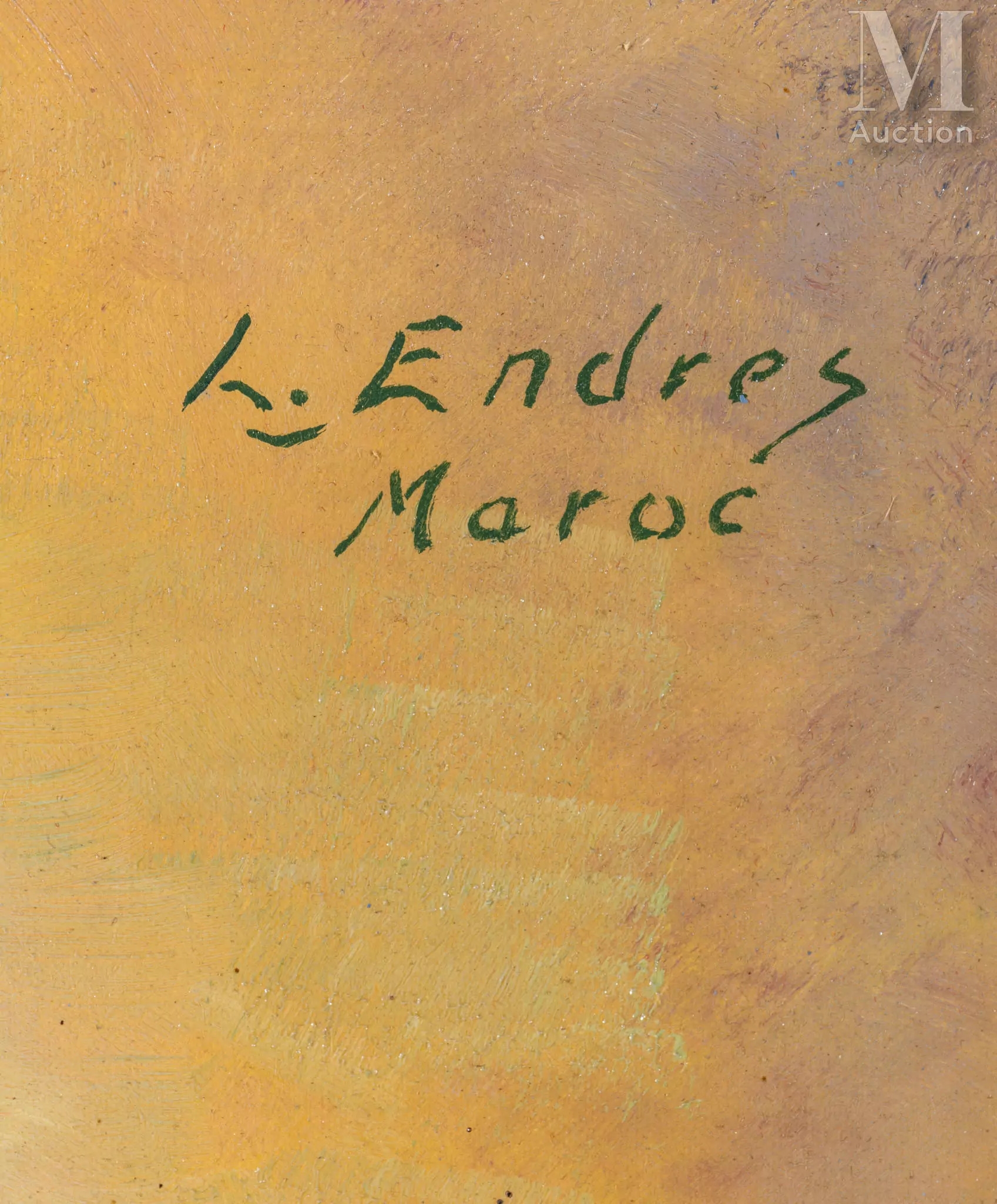 Louis John Endres | Portrait d'homme au berrad | MutualArt