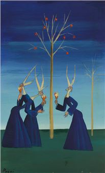 Nuns eating ice cream - Carlo Canevari