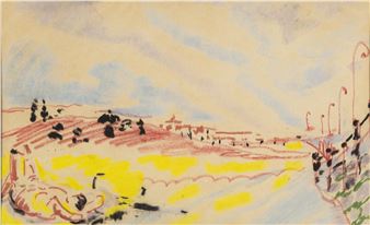 The Beach at Scheveningen - Jules Schmalzigaug