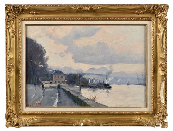 Quai de Seine by Narcisse Guilbert