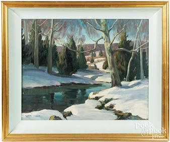 Florence Hansen winter landscape - Florence Hansen