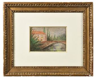 House near the bridge - Marie-Madeleine de Rasky