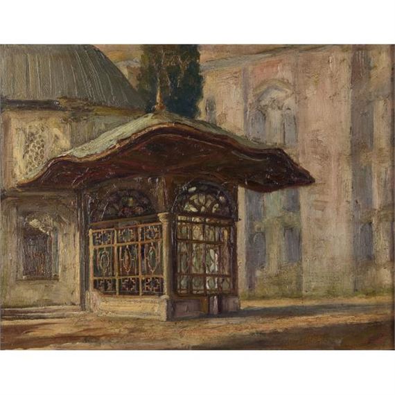 Fatih Sultan Mehmed’in Türbesi by Nazmi Ziya Güran