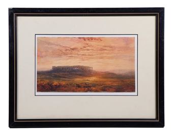 Temple of Neptune at Paestum - Frederic Edwin Church