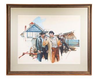 LELAND R. GUSTAVSON (NY/IL, 1894-1966) - Lealand R. Gustavson