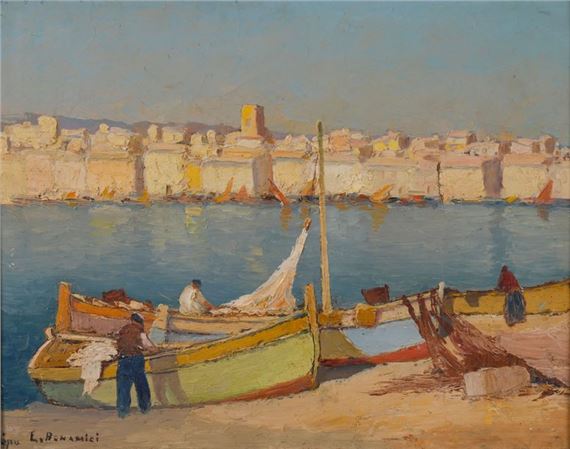 The port of Saint-Tropez - Louis Bonamici