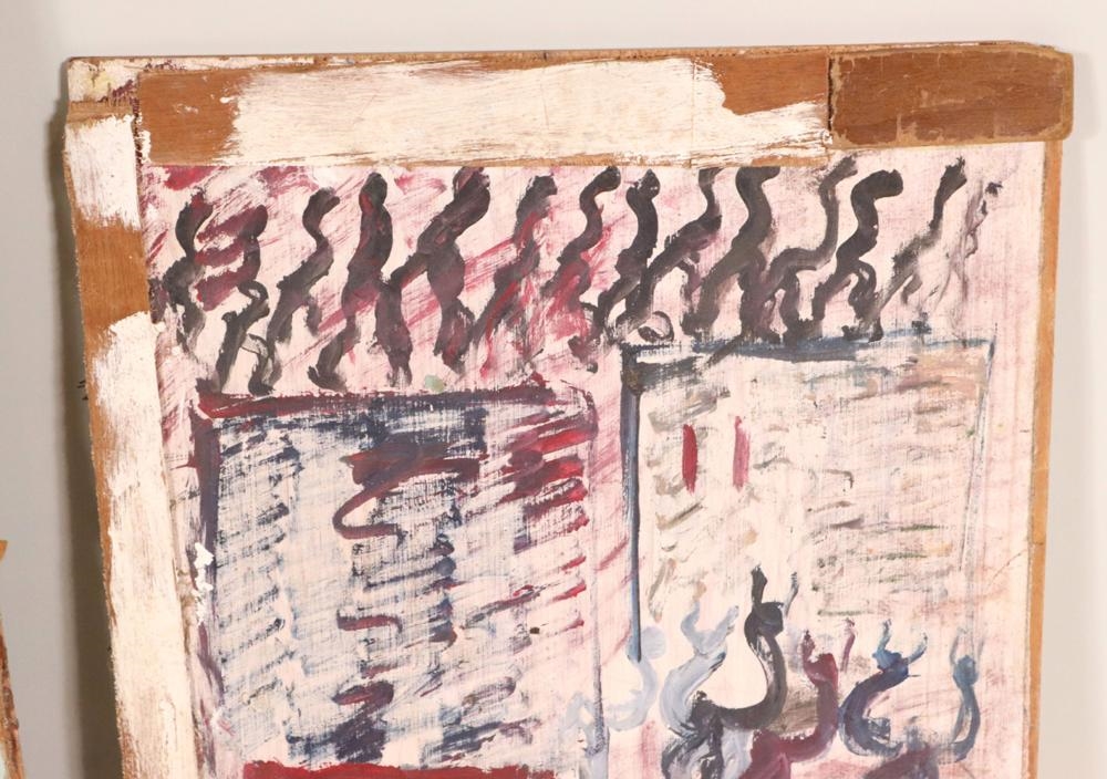 Purvis Young | Two Untitled Works | MutualArt