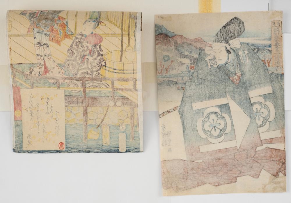 Utagawa Kunisada | 1 and 2: Shunga - spring leaf, 1840 edition (1786 ...