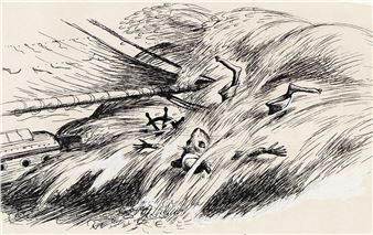 Stuart Little washed overboard - Garth Williams