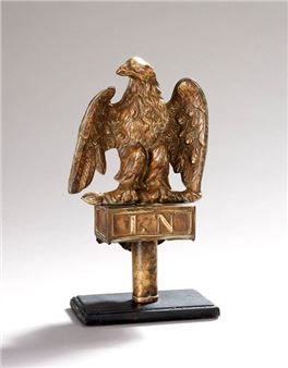 Stamped brass eagle - Louis Napoléon Bonaparte