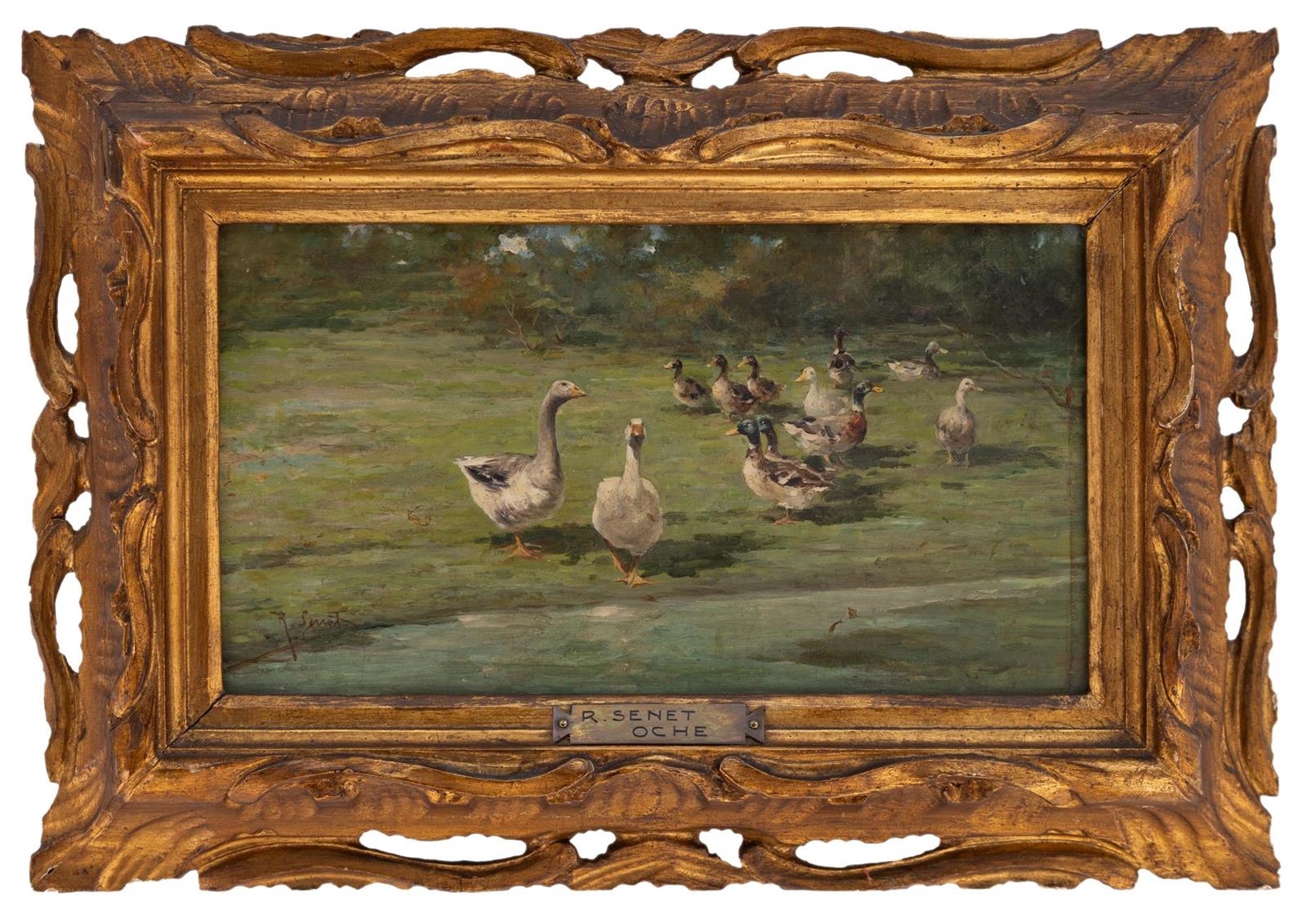 Artwork by Rafael Senet, Le oche, Made of oil on canvas