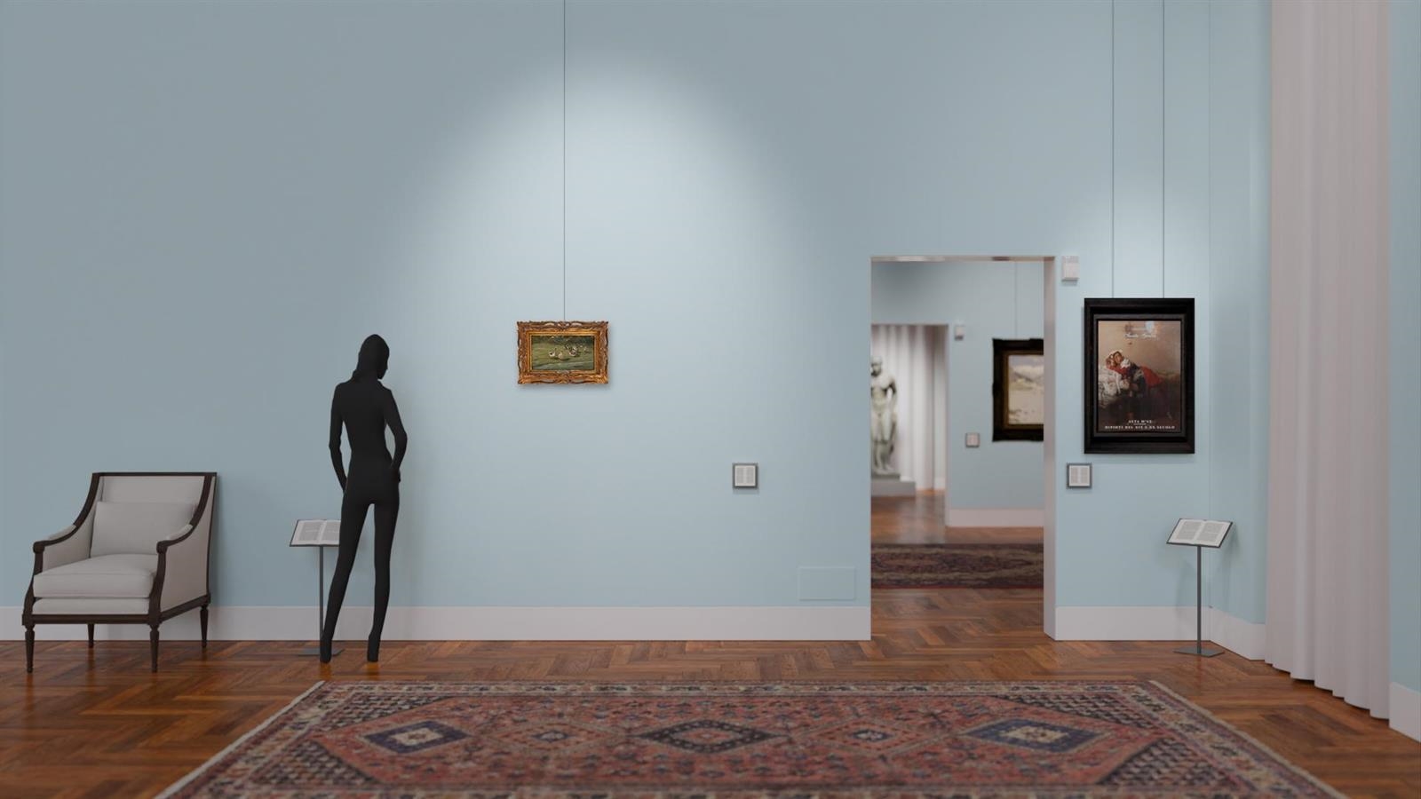 Artwork by Rafael Senet, Le oche, Made of oil on canvas